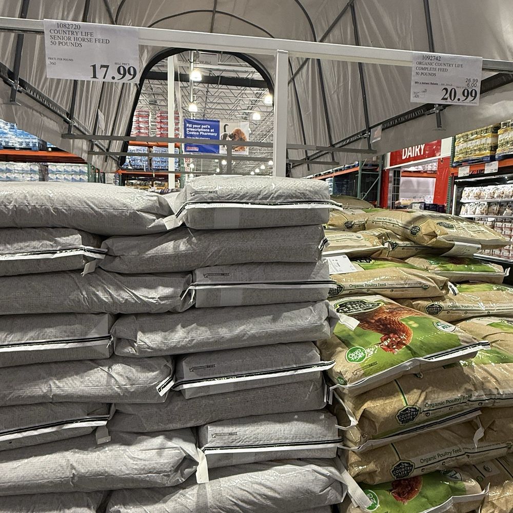 Costco - Horse & Chicken Feed - Car Wash Near Me - Roseville, California