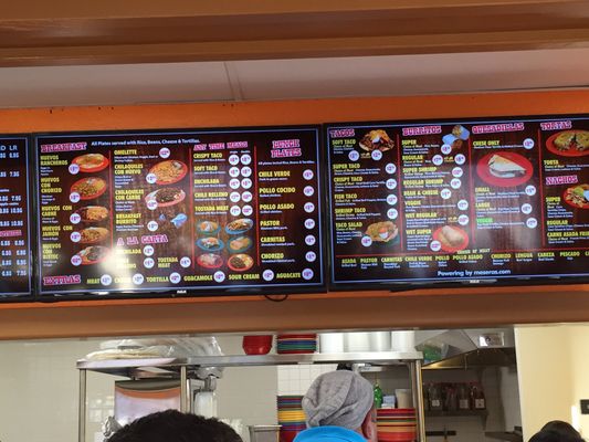 Menu photo 6 La Carreta Taqueria San Leandro, CA