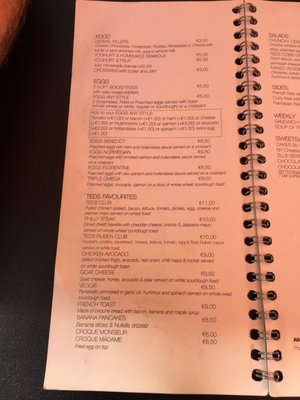 Menu photo 6 Teds Oud-West Amsterdam, NH