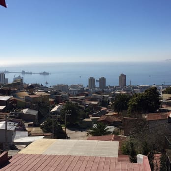 Oda Pacífico - View from outside table - Seafood Near Me - Valparaíso, VS