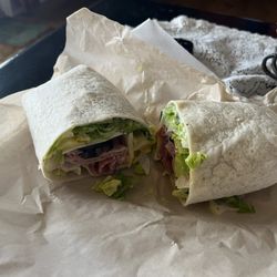 The Well Oiled Machine Delicatessen - This is the Italian wrap.  Packed full of meat.