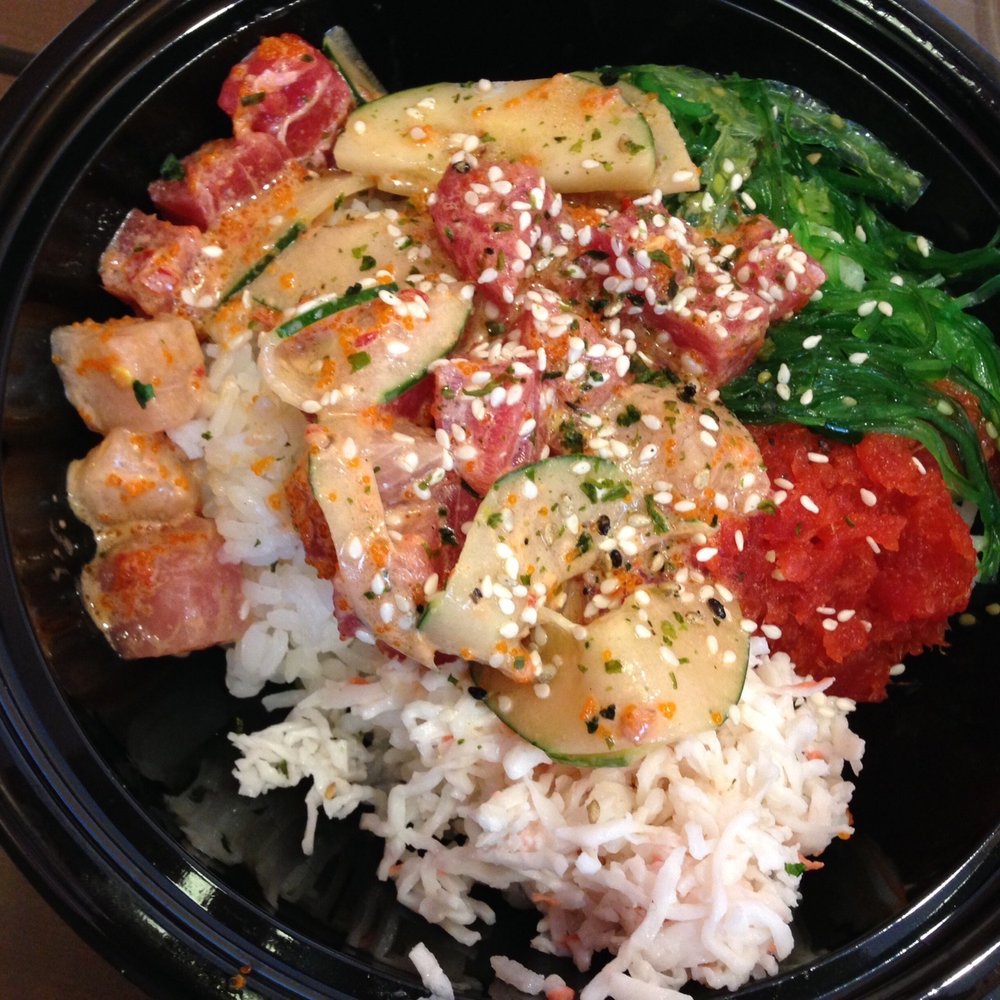 Poki Bar - Arcadia - Medium bowl. Rice. Tuna and spicy tuna - Sushi Bars Near Me - Arcadia, California Poki Bar - Arcadia - Medium bowl. Rice. Tuna and spicy tuna - Sushi Bars Near Me - Arcadia, California