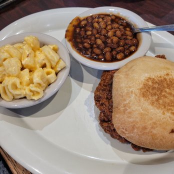 Rib City Grill - Rifle - 12.15.21 - Sloppy City Sandwich // Baked Beans // Mac and Cheese - Barbeque Near Me - Rifle, Colorado
