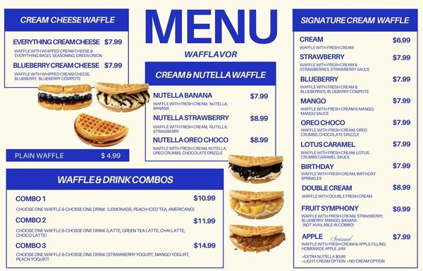 Menu photo 1 Wafflavor Evanston, IL Menu photo 1 Wafflavor Evanston, IL