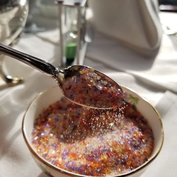 Queen Mary Tea Room - Sparkly table sugar - Desserts Near Me - Seattle, Washington Queen Mary Tea Room - Sparkly table sugar - Desserts Near Me - Seattle, Washington