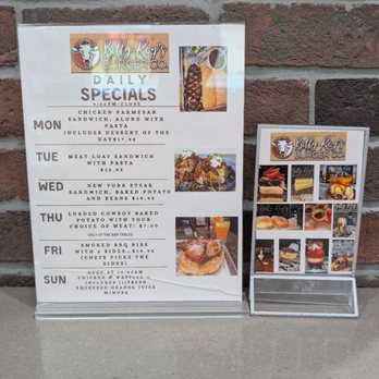 Billy Roys Burger - Daily specials - Burgers Near Me - Fremont, California