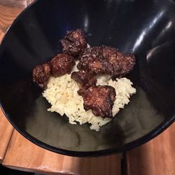 The TBD Bar - Smoked "beef" with cauliflower rice