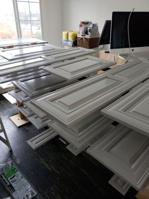 Painted Cabinets - this is a beutiful refinish that could be your cabinets
give us a call 650)776-7187 Painted Cabinets - this is a beutiful refinish that could be your cabinets
give us a call 650)776-7187