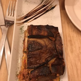 El Sur - Mussaka, a traditional North African dish. It was ok. - Tapas Bars Near Me - Madrid, M