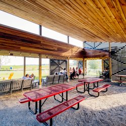 Red Tail Ridge Winery - Outdoor Seating during the warm months in our Pavilion.