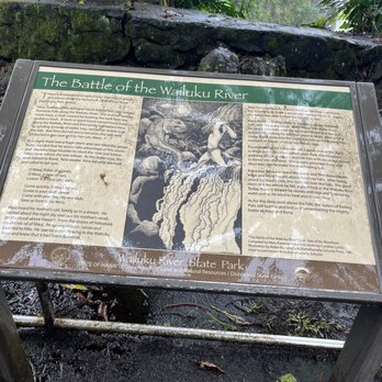 Rainbow Falls - Sign - Parks Near Me - Hilo, Hawaii