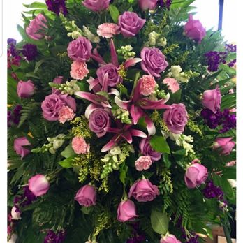 Bolsa Florist - What I ordered: Funeral spray #89 on the website - Florists Near Me - Westminster, California