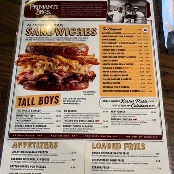 PRIMANTI BROS. RESTAURANT AND BAR HANOVER - 21 Photos & 12 Reviews - 100  Eisenhower Dr, Hanover, Pennsylvania - Bars - Restaurant Reviews - Phone  Number - Menu - Yelp