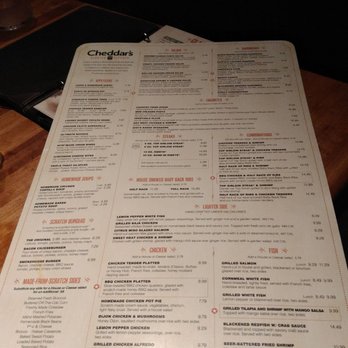 Cheddar's Scratch Kitchen - Menu - Comfort Food Near Me - Brownsville, Texas