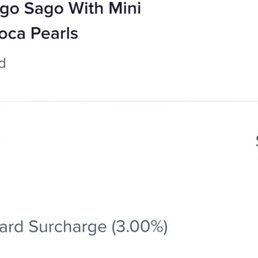 Illegal junk fee. They don't take cash and charge 3% for credit card Report to California AG here: https://oag.ca.gov/report Illegal junk fee. They don't take cash and charge 3% for credit card Report to California AG here: https://oag.ca.gov/report