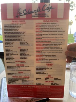 Menu photo 8 Sidewalk Cafe Venice, CA Menu photo 8 Sidewalk Cafe Venice, CA