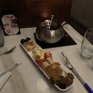 Photo of The Melting Pot - Pittsburgh, PA, United States. Chocolate fondue (small)