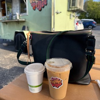 One Another Coffee - Cortado, Wildflower Honey Cinnamon Latte - Coffee & Tea Near Me - San Antonio, Texas