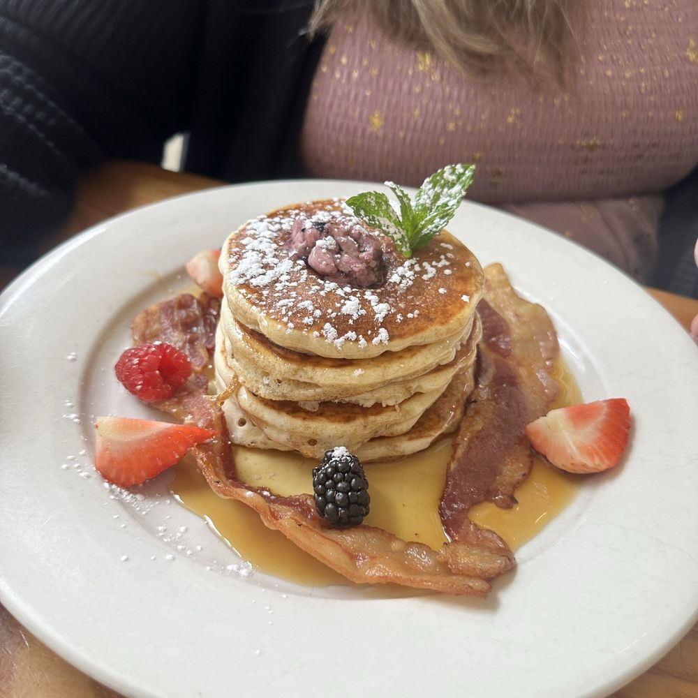 44 & X Hell's Kitchen - Stacks of Silver Dollar Pancakes - New American Near Me - New York, New York