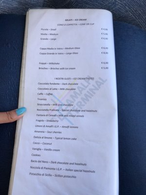 Menu photo 1 Amalfi Terminal Amalfi, SA