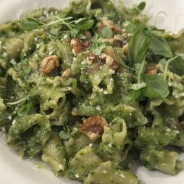 Seasonal Pesto with walnuts and fresh basil Seasonal Pesto with walnuts and fresh basil