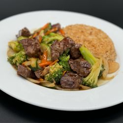 Asian Fusion - Hibachi Beef it's really good!