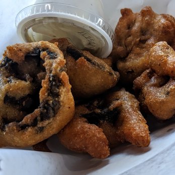 Tom's BBQ - fried mushrooms - Barbeque Near Me - Chandler, Arizona