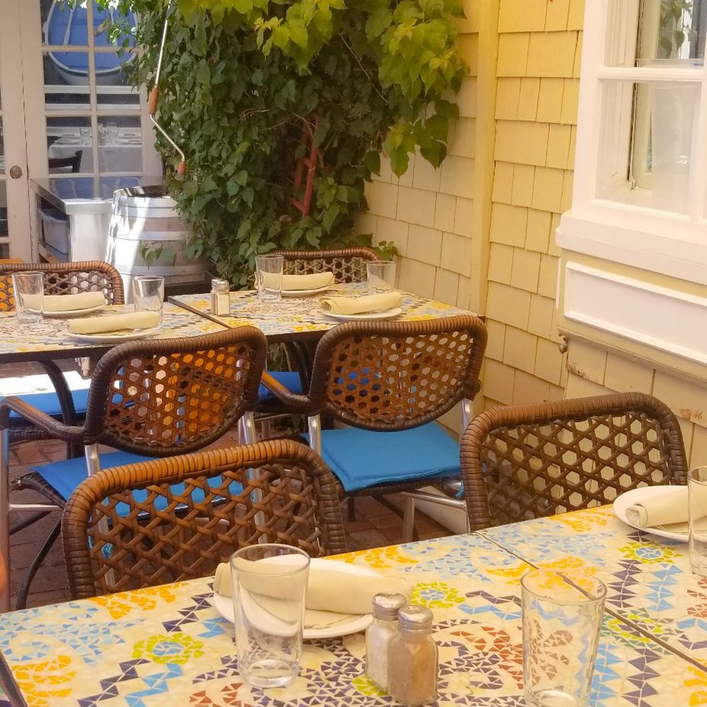 Locanda Ravello - Love the mosaic dining tables. Lovely outdoor dining patio area, June 2019 - Italian Near Me - Danville, California Locanda Ravello - Love the mosaic dining tables. Lovely outdoor dining patio area, June 2019 - Italian Near Me - Danville, California