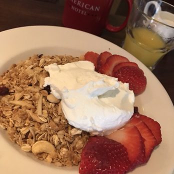American Hotel - Granola, yogurt and fresh fruit. - American Near Me - Sharon Springs, New York