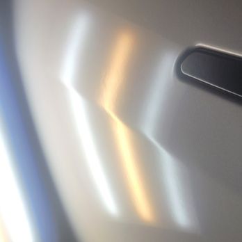 Luminous Shield-Paintless Dent Removal - Bodyline repair on this Tesla model Y - Mobile Dent Repair Near Me