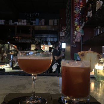 Proof - Knuckleball (left) and Jungle Bird (right) - New American Near Me - Charleston, South Carolina Proof - Knuckleball (left) and Jungle Bird (right) - New American Near Me - Charleston, South Carolina
