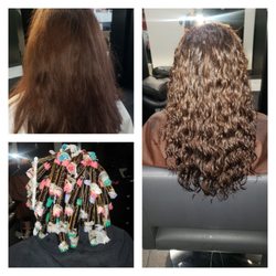 Hair by Tony Kwon - Spiral perm #perm #bodyperm #bodywavesperm