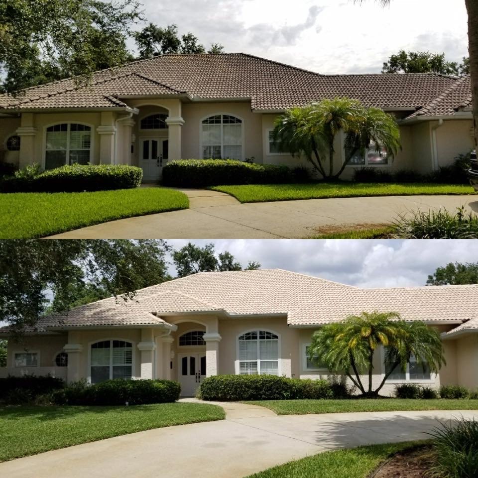 Slide of Soapy D's Exterior Cleaning