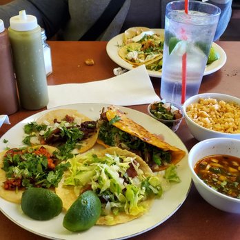 Gayosso's Mexican Food - Left-right chorizo, pastor, quesibrria, fish Pico de gallo, rice, consume - Mexican Near Me - Phoenix, Arizona Gayosso's Mexican Food - Left-right chorizo, pastor, quesibrria, fish Pico de gallo, rice, consume - Mexican Near Me - Phoenix, Arizona