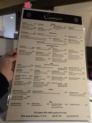Menu photo 1 Cosmo's Bistro Glendora, CA