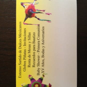 Dulcerias Aztecas - Business card - Party Supplies Near Me - Escondido, California Dulcerias Aztecas - Business card - Party Supplies Near Me - Escondido, California