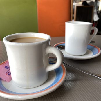 The Classic Diner - Our Legendary Coffee mismatched coffee mugs. I love that. - Diners Near Me - Richmond Hill, New York The Classic Diner - Our Legendary Coffee mismatched coffee mugs. I love that. - Diners Near Me - Richmond Hill, New York