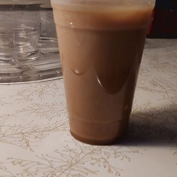 AndySunflower Café - Smokey Cherry Carmel Latte - Coffee & Tea Near Me - Chicago, Illinois