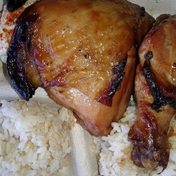 Guava Smoked - Smoked chicken plate. Mac salad under breast piece. - Barbeque Near Me - Honolulu, Hawaii