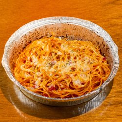 Four Cheese Baked Spaghetti
