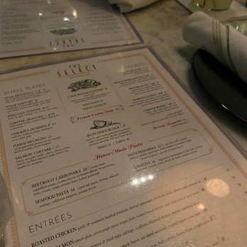 The Select - Menu - Mediterranean Near Me - Sandy Springs, Georgia
