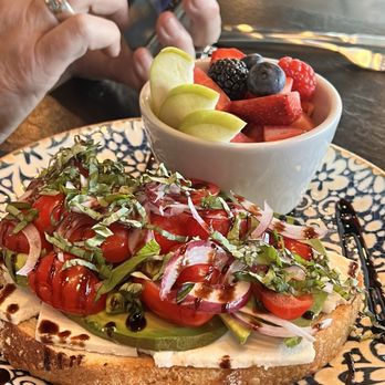 The 908 - Caprese Avocado Toast - New American Near Me - Long Beach, California The 908 - Caprese Avocado Toast - New American Near Me - Long Beach, California
