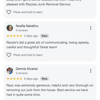Razzie's Junk Removal Service - Appreciate the business gang! - Junk Removal & Hauling Near Me - Seattle, Washington Razzie's Junk Removal Service - Appreciate the business gang! - Junk Removal & Hauling Near Me - Seattle, Washington