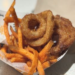 Habit Burger & Grill - Onion Rings & Fries