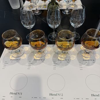 Wenzel Distillery - Bourbon samples on a placemat ready for blending experience. - Venues & Event Spaces Near Me - Covington, Kentucky Wenzel Distillery - Bourbon samples on a placemat ready for blending experience. - Venues & Event Spaces Near Me - Covington, Kentucky