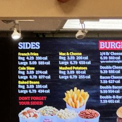 Roy Rogers - Partial blurry Menu photo