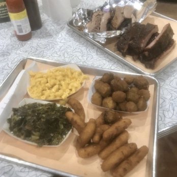 The Original Q Shack - Brisket and rib Two Meat Combo. Fried Okra. Mac & Cheese. Collard Greens. - Barbeque Near Me - Durham, North Carolina The Original Q Shack - Brisket and rib Two Meat Combo. Fried Okra. Mac & Cheese. Collard Greens. - Barbeque Near Me - Durham, North Carolina