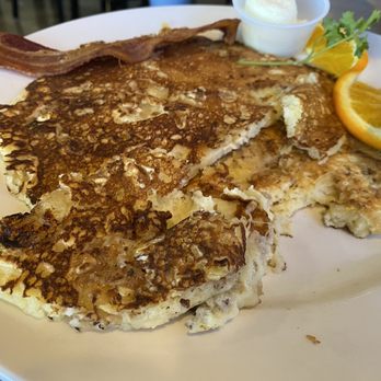 The Palms Cafe - RAW undercooked pancake batter on a plate - Cafes Near Me - La Quinta, California The Palms Cafe - RAW undercooked pancake batter on a plate - Cafes Near Me - La Quinta, California