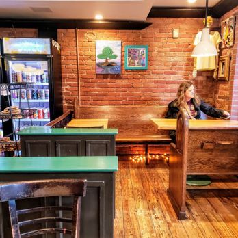 Labyrinth Press Company - Seating Area at Labyrinth Press - Vegetarian Near Me - Jamestown, New York