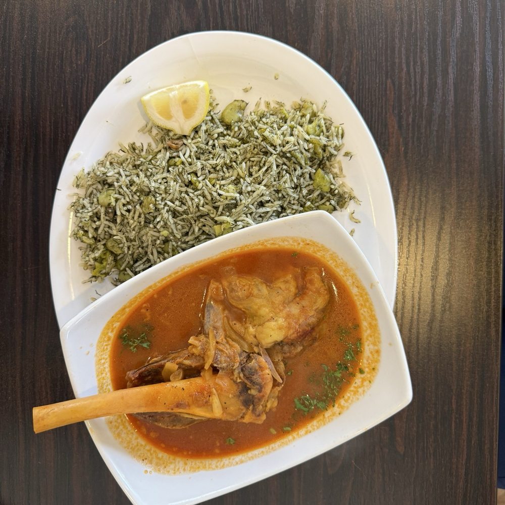 Dream Kabob - Lamb Shank  (Very Authentic & Rich)  پلو و ماهیچه - Mediterranean Near Me - Las Vegas, Nevada